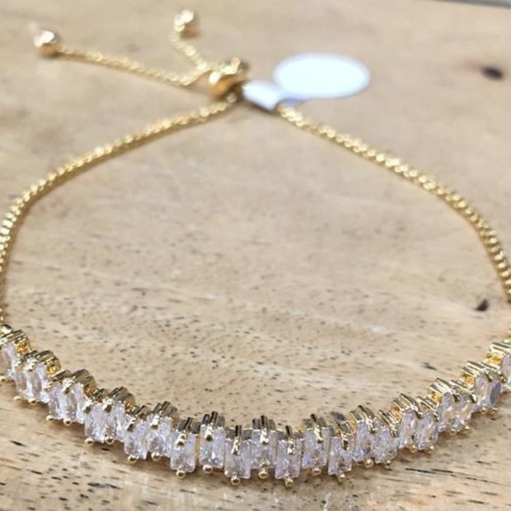 One Size Fits All Easy on Off Lariat Bracelet